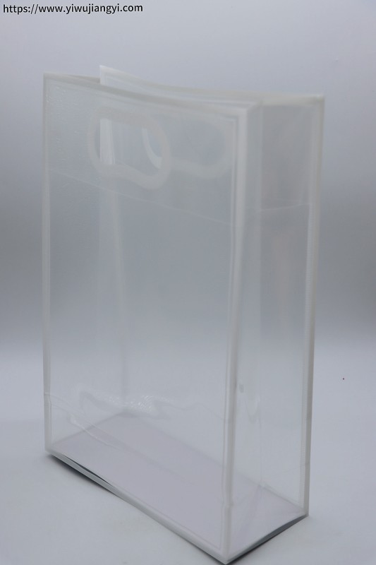 All White Transparent PVC Tote Bag