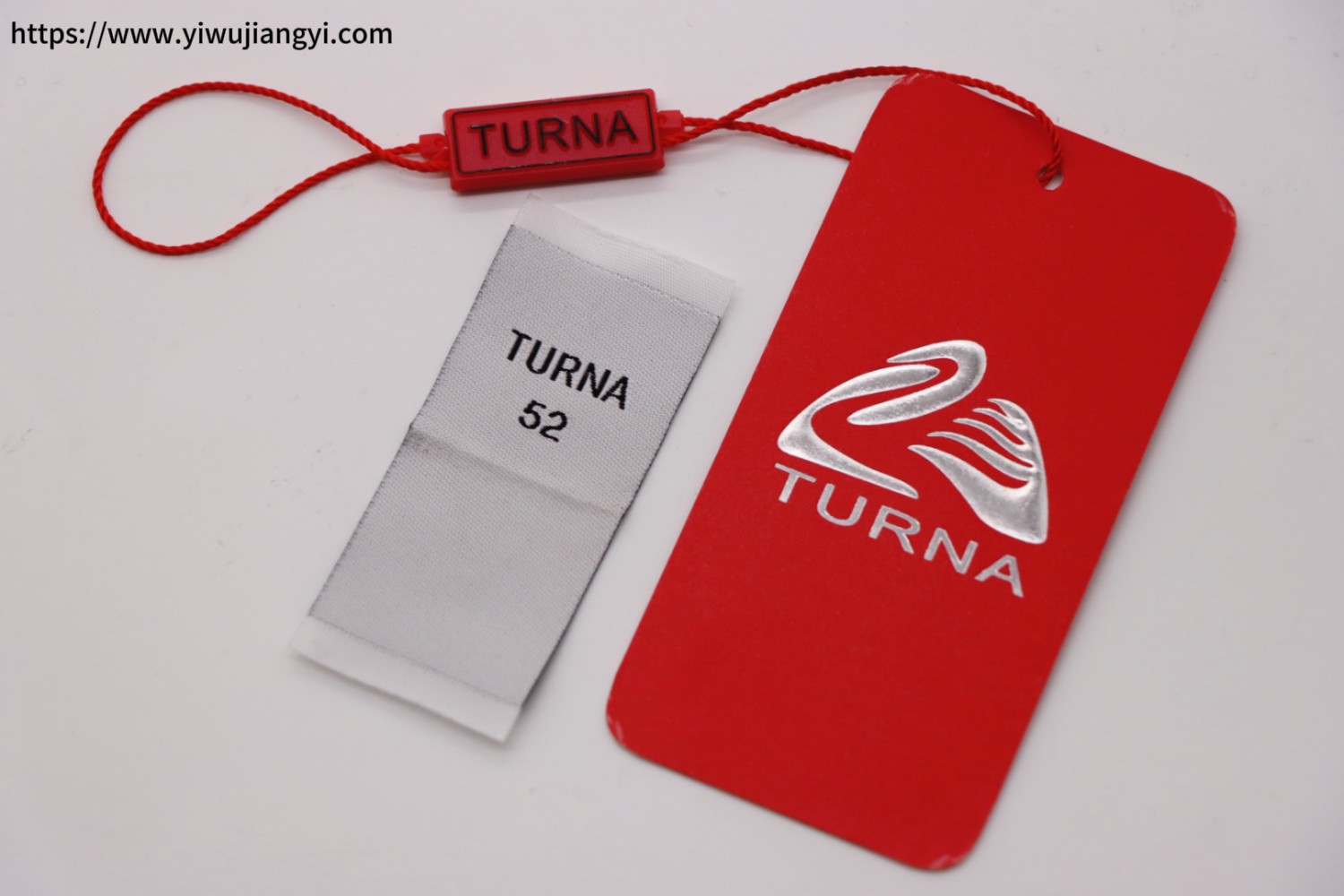 TURNA Brand Clothing Tag Set