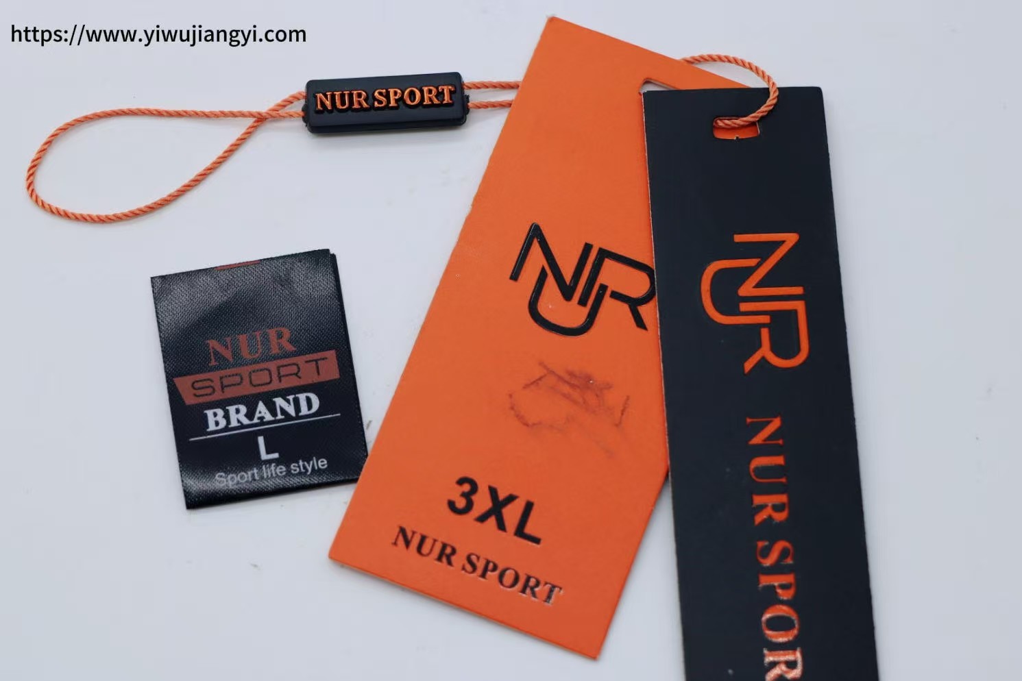 NUR SPORT Brand Sports Clothing Tag Set